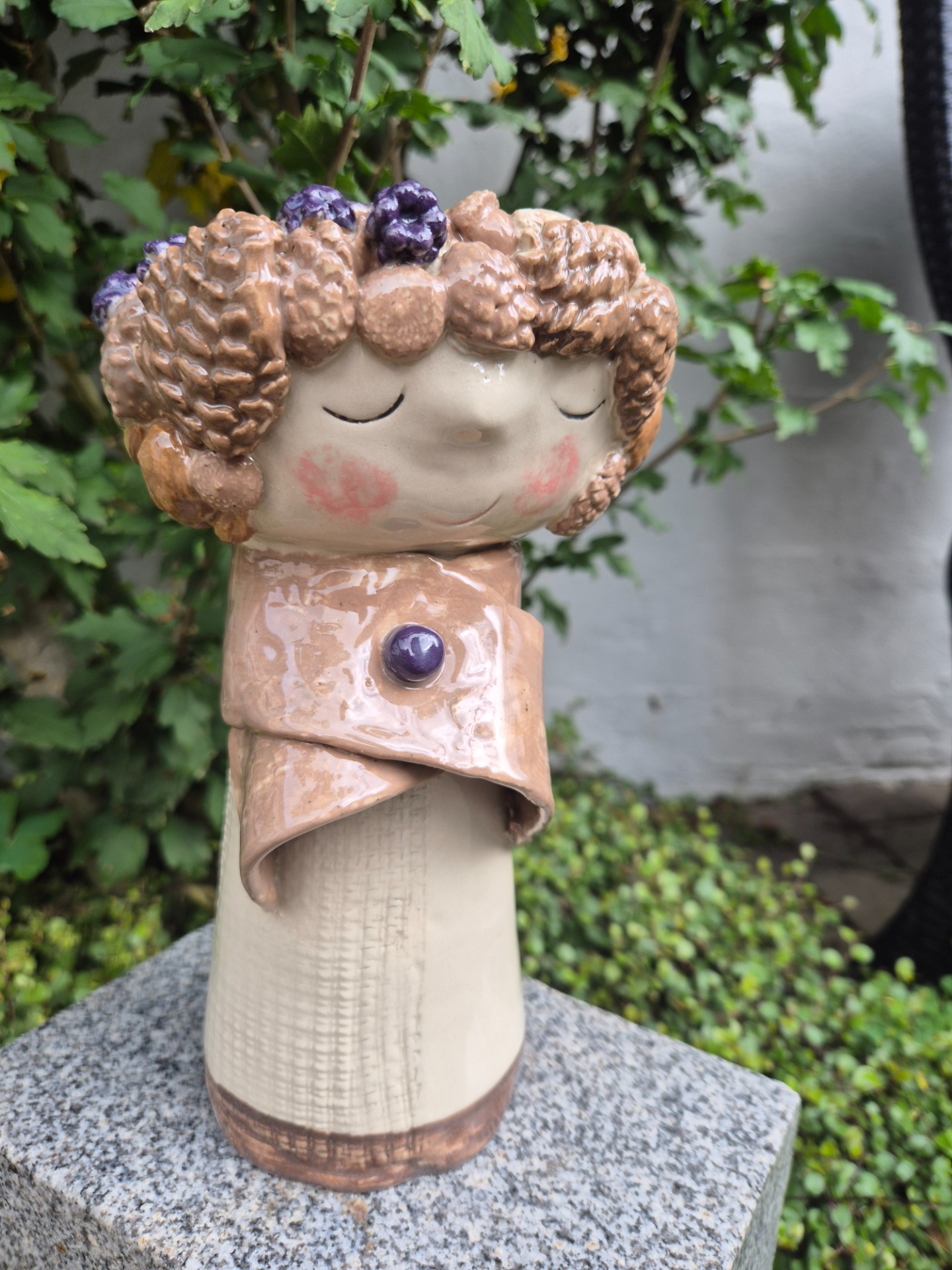 Efterårsdame vase 450,-